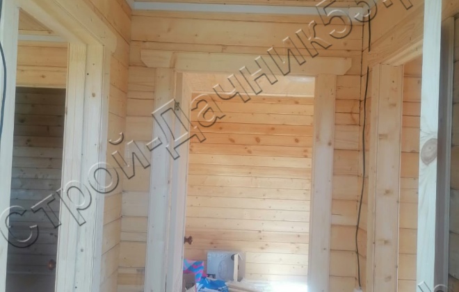 5 Брусовой дом ОД-16, 6х7м, 42М², Тульская область, Заокский район, коттеджный поселок «Покровское Южное» (10)